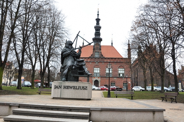 Zdjęcie z Polski - Pomnik Jana Heweliusza