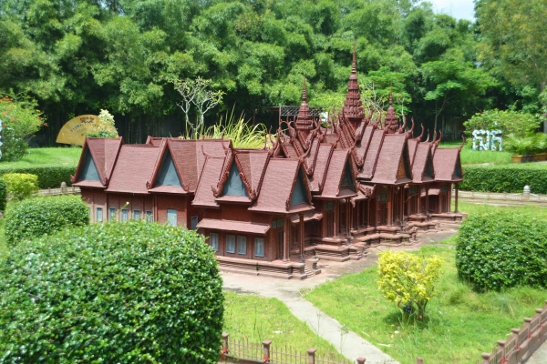 Zdjęcie z Kambodży - Park miniatur w Cambodian Cultural Village