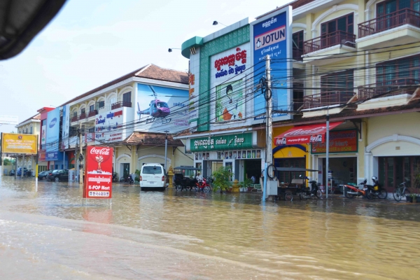 Zdjęcie z Kambodży - Tak wygladala duza czesc Siem Reap w dniu naszego przyjazdu