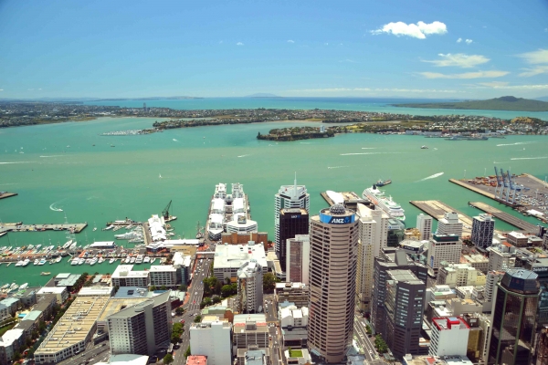 Zdjęcie z Nowej Zelandii - Widok za Sky Tower