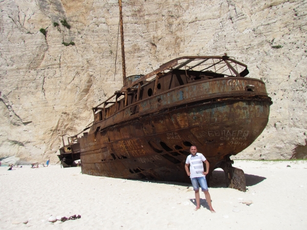 Zdjęcie z Grecji - Navagio beach