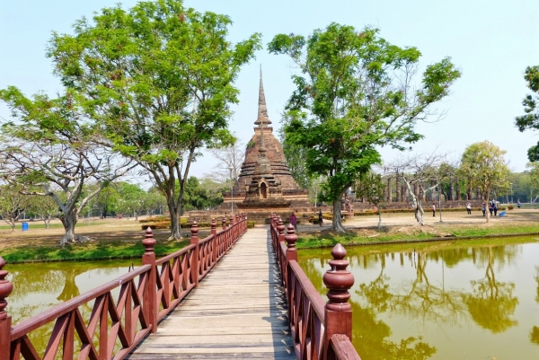 Zdjęcie z Tajlandii - Sukhotai; Wat Sra Sri 