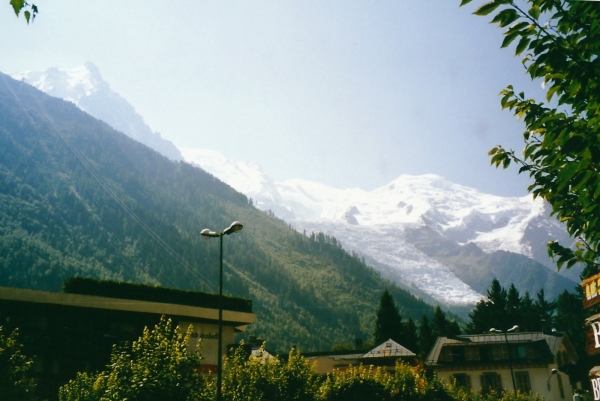 Zdjęcie z Francji - Widok w kierunku Aiguille du Midi