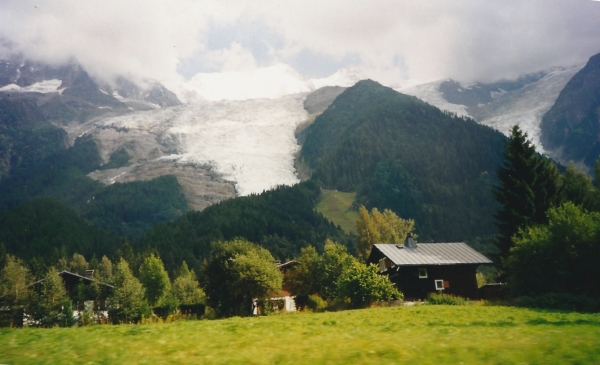 Zdjęcie z Francji - Jęzor lodowca z Mt Blanc