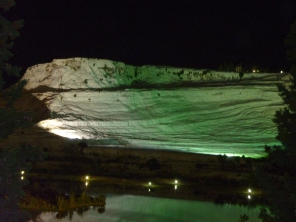 Zdjęcie z Turcji - Pamukkale  nocą