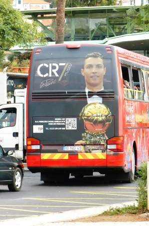 Zdjęcie z Portugalii - Ronaldo na Maderze jest wszędzie....