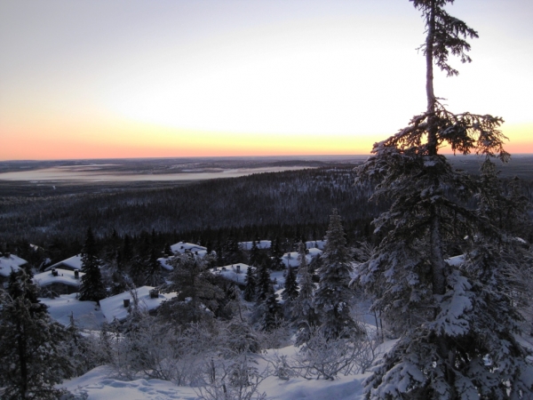 Zdjęcie z Finlandii - wędrówka na rakietach śnieżnych