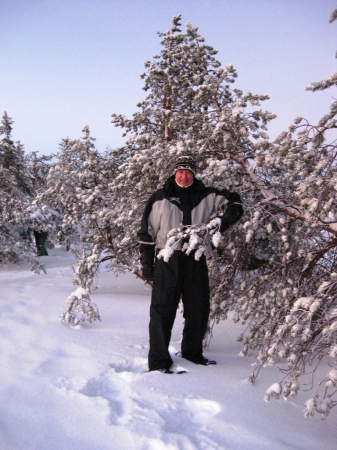 Zdjęcie z Finlandii - wędrówka na rakietach śnieżnych