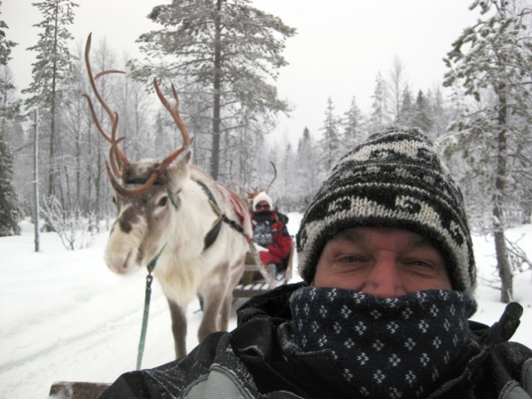 Zdjęcie z Finlandii - Safari z reniferami