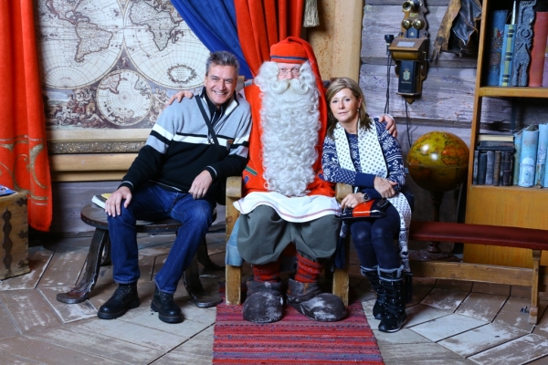 Zdjęcie z Finlandii - Rovaniemi - z wizytą u Świętego Mikołaja