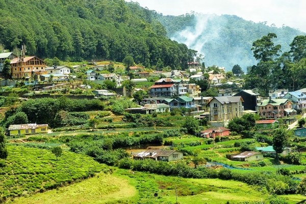 Zdjęcie ze Sri Lanki - miasteczko Nuwara Eliya