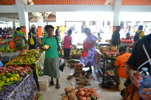 Zdjęcie z Vanuatu - Na targu w centrum Port Vila