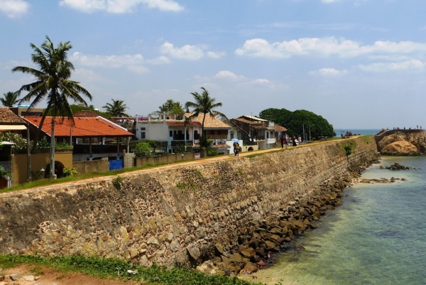 Zdjęcie ze Sri Lanki - mury Fortu, które ocaliły Galle przed całkowitą zagładą w czasie tsunami