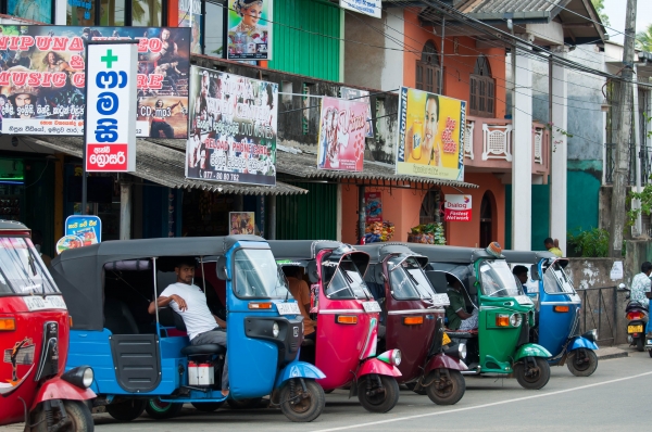 Zdjęcie ze Sri Lanki - ulice Ahangamy