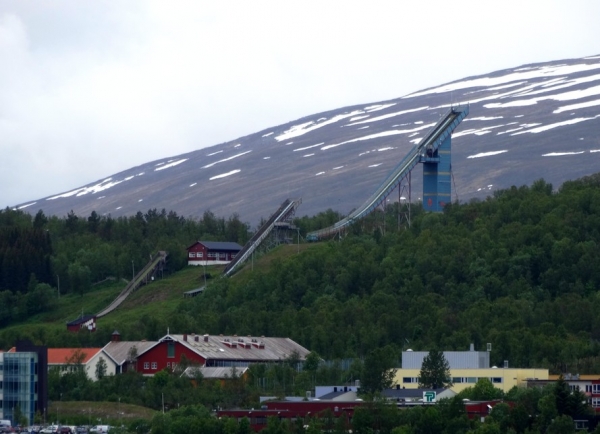 Zdjęcie z Norwegii - Skocznie narciarskie w Tromso