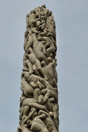 Zdjęcie z Norwegii - niesamowity obelisk