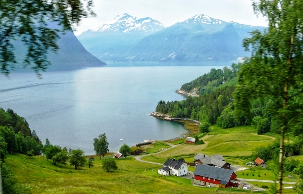 Zdjęcie z Norwegii - jedziemy dalej; dziś w planie mamy największe emocje: Trollstigen!