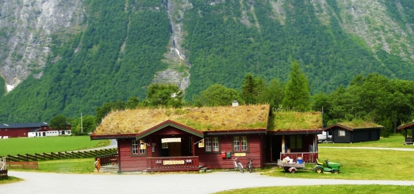 Zdjęcie z Norwegii - dalszy ciąg zachwytów nad trawiastymi hyttami:)