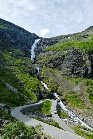 Zdjęcie z Norwegii - Stigfossen