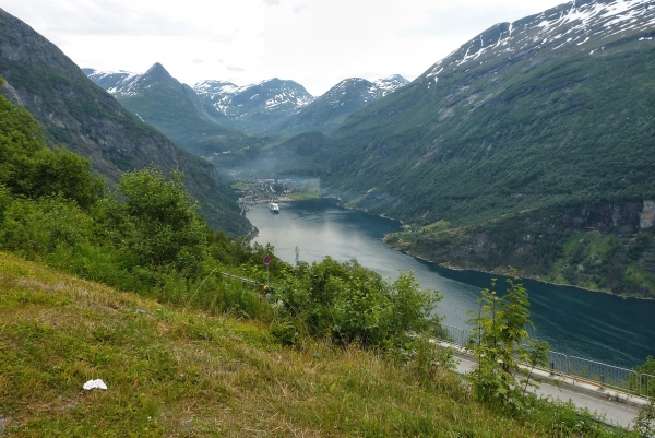 Zdjęcie z Norwegii - docieramy do punktu widokowego Korsmyra (na wys. 620 m n.p.m.)