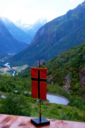 Zdjęcie z Norwegii - przyjemnie zjeść z takim widokiem...