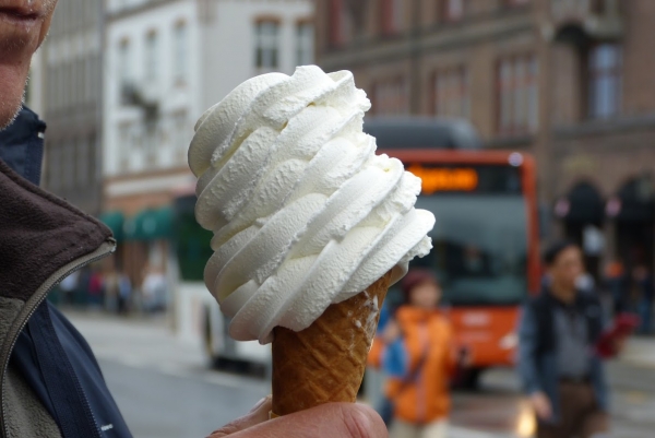 Zdjęcie z Norwegii - nasze najdroższe lody świata!!! :)