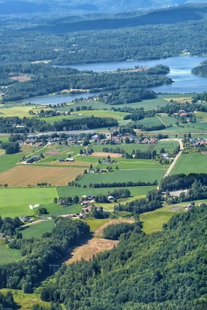 Zdjęcie z Norwegii - w drodze do domu.... to już widoczki z powietrza na piękną Norwegię