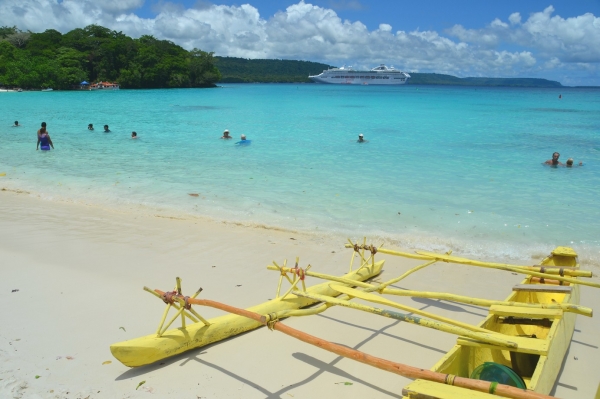 Zdjęcie z Vanuatu - Szampanska plaza w Szampanskiej Zatoce