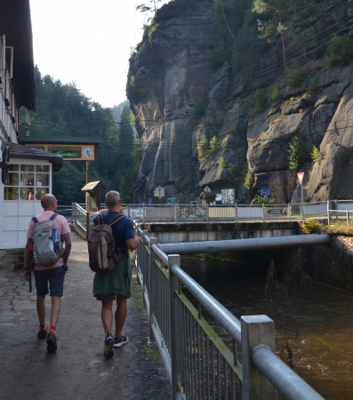 Zdjęcie z Czech - Zaraz za mostkiem siadamy w restauracji