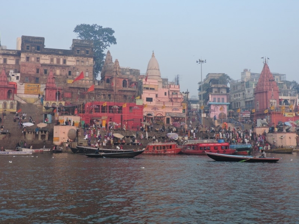 Zdjęcie z Indii - Ghaty w Waranasi.