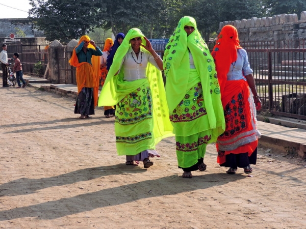 Zdjęcie z Indii - Kobiety z wioski Abhaneri.