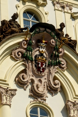 Zdjęcie z Czech - detal na Pałacu Arcybiskupim