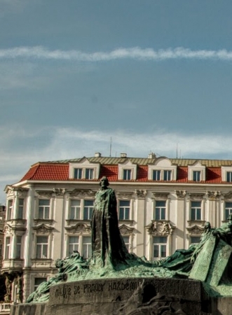 Zdjęcie z Czech - pomnik Jana Husa