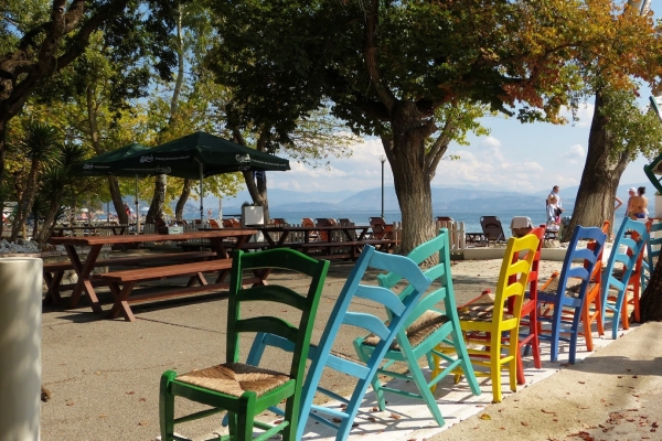 Zdjęcie z Grecji - słoneczko praży na plaży...