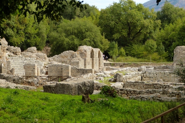 Zdjęcie z Albanii - ruiny Butrintu (miasta wpisanego na listę Unesco)