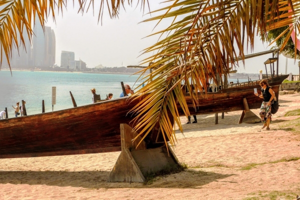 Zdjęcie z Zjednoczonych Emiratów Arabskich - plaża w Abu Dhabi