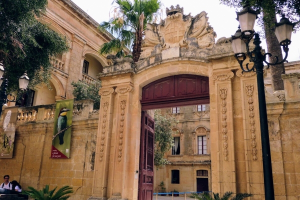 Zdjęcie z Malty - Mdina- cudne Palazzo Vilhena- siedziba Muzeum Historii Naturalnej