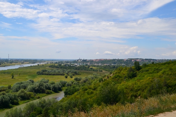 Zdjęcie z Polski - Widok z Gor Pieprzowych na Wisle i Sandomierz