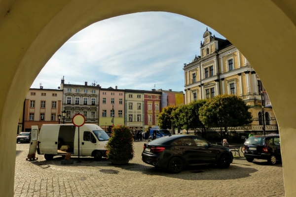 Zdjęcie z Polski - rynek w Lądku Zdrój