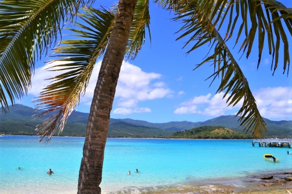 Zdjęcie z Vanuatu - Widok na wyspe Anatom (Aneityum)