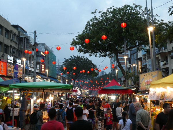 Zdjęcie z Malezji - Jalan Alor nocą