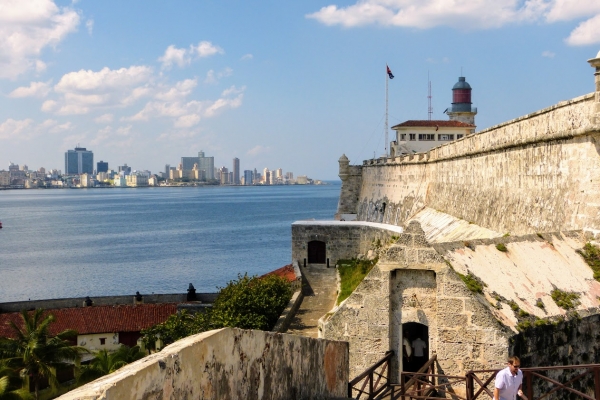 Zdjęcie z Kuby - widoki na Hawanę w oddali