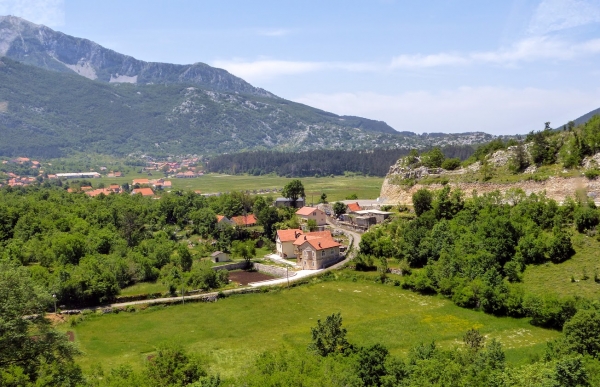 Zdjęcie z Czarnogóry - przed nami widoki Njeguši