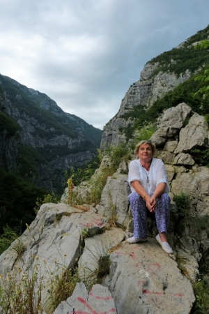 Zdjęcie z Czarnogóry - nad kanionem Moracy