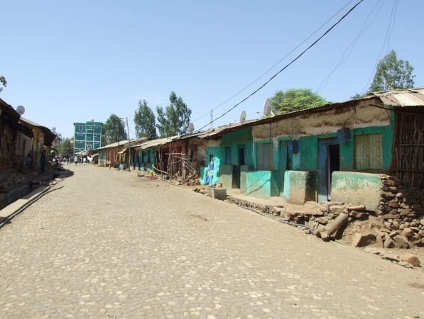 Zdjęcie z Etiopii - ulice miasteczka