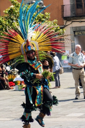 Zdjęcie z Meksyku - Taniec Concheros był ważnym rytualnym  tańcem tradycyjnym w czasie 
