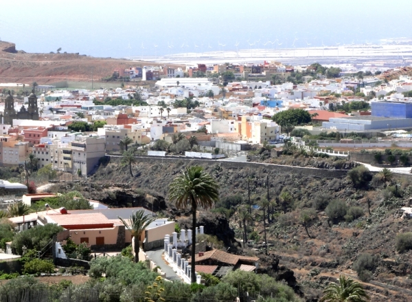 Zdjęcie z Hiszpanii - Ostatnie spojrzenie na panoramę Agüimes...