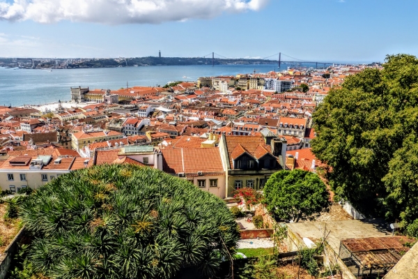 Zdjęcie z Portugalii - widoki stąd na Lizbonę - są fenomenalne
