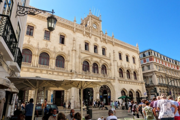 Zdjęcie z Portugalii - piękny budynek Dworca Rossio 