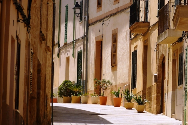 Zdjęcie z Hiszpanii - alkudyjskie uliczki słyną z urody- całe ukwiecony w roślinach 
